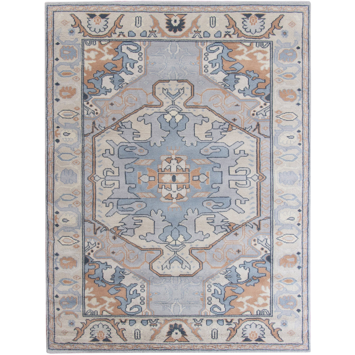 Ballard Multi Handknotted handknotted tibetan 60 knot Organic Weave Shop 