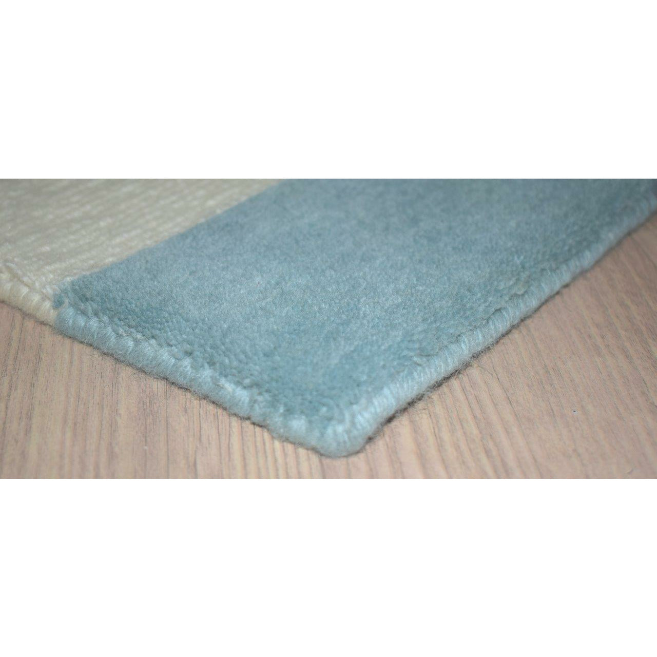 Bermuda Tibetan Handknotted Teal 2'x3' SAMPLE Rugs Organic Weave Shop 