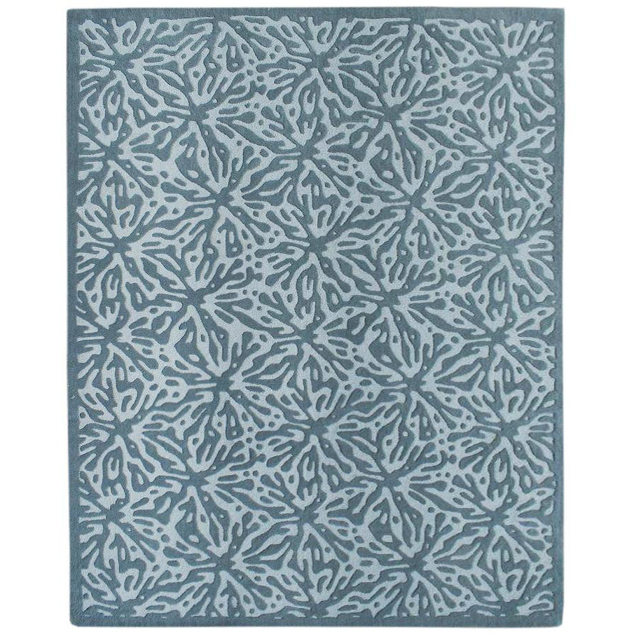 Quinn Charcoal Wool Rug handtufted wool Organic Weave Shop 