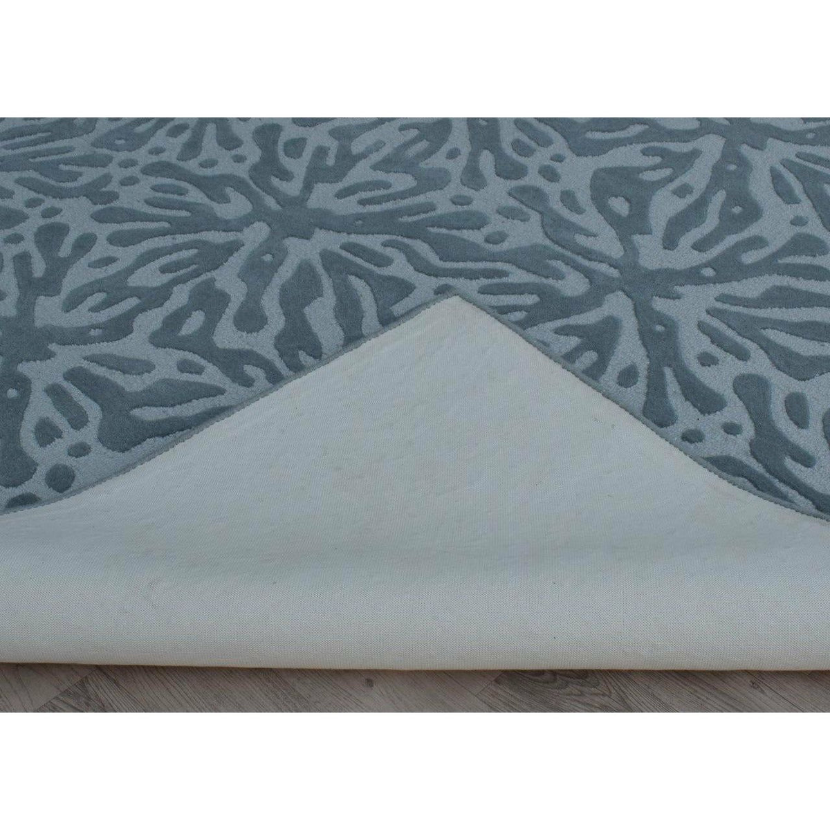 Quinn Charcoal Wool Rug handtufted wool Organic Weave Shop 