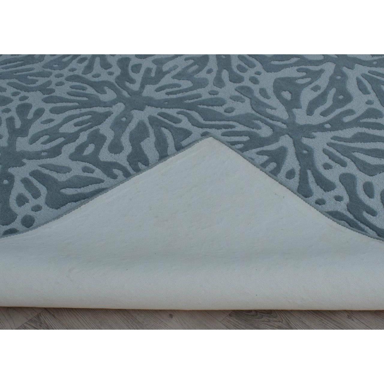 Quinn Charcoal Wool Rug handtufted wool Organic Weave Shop 