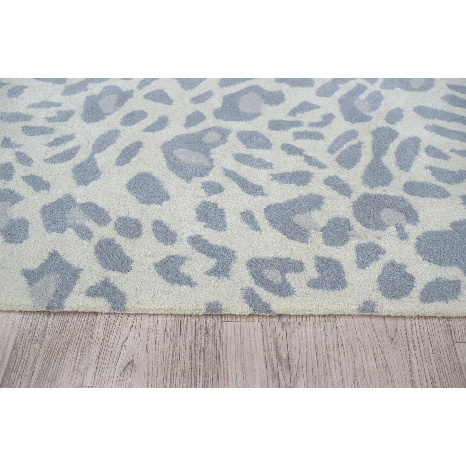 Wild One Grey Wool Rug SAMPLE samples Organic Weave Shop 