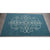 Take a Chance on Me Aqua handknotted tibetan 60 knot Organic Weave Shop 