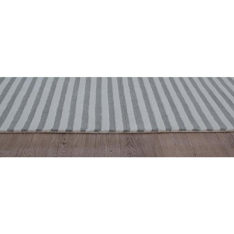 Sailor Stripe Grey/Taupe SAMPLE samples Organic Weave Shop 