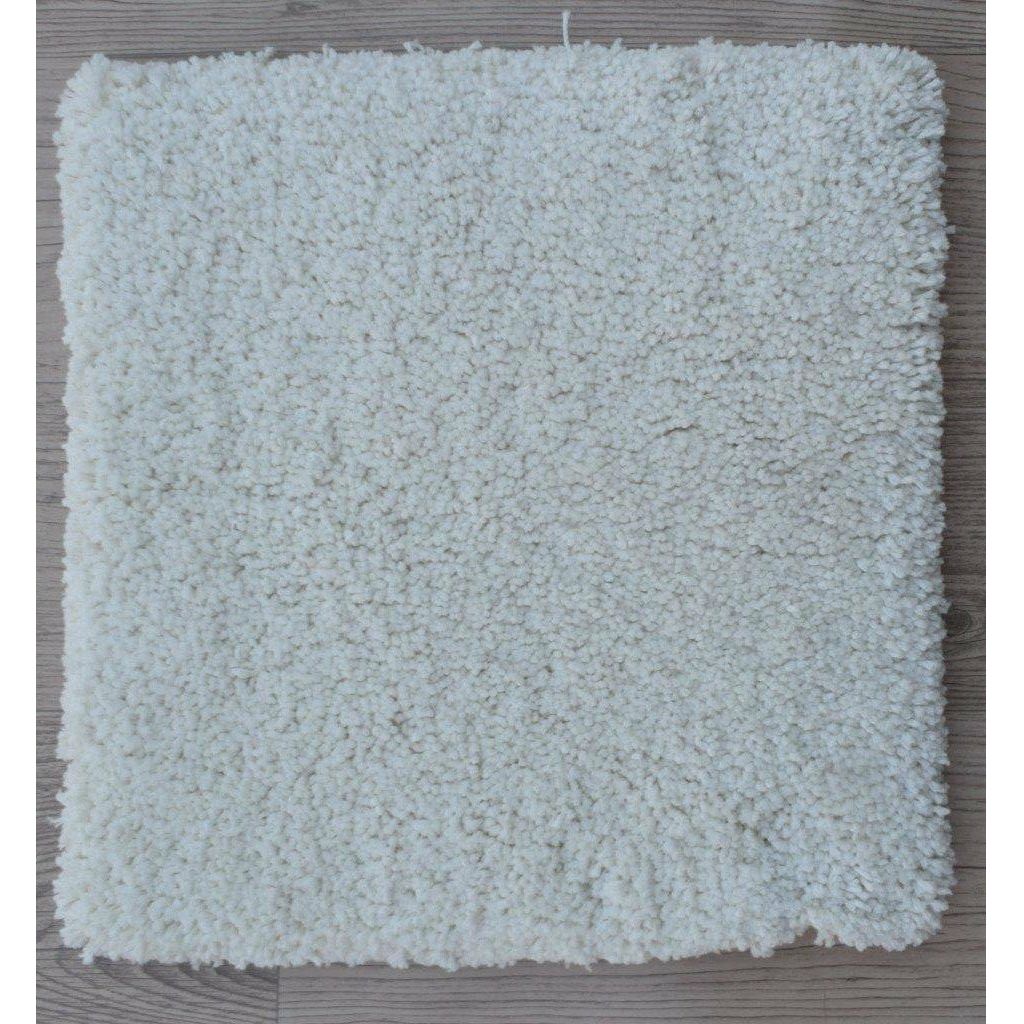 Signature Cotton Shag Ivory SAMPLE samples Organic Weave Shop 12&quot; x 12&quot; Sample Ivory 