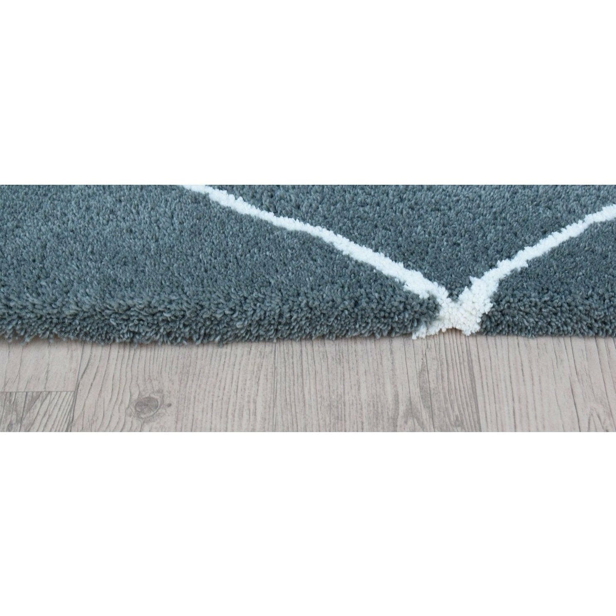 Rebel Fantasy Wool + Cotton Shag Charcoal handtufted wool + cotton shag Organic Weave Shop 