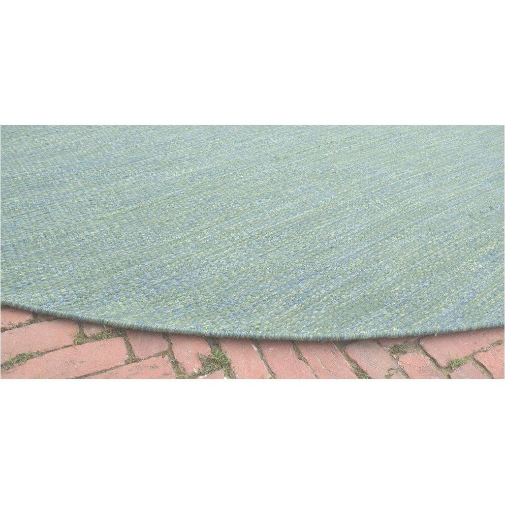 Anderson Wool Flatweave Green wool flatweave Organic Weave Shop 
