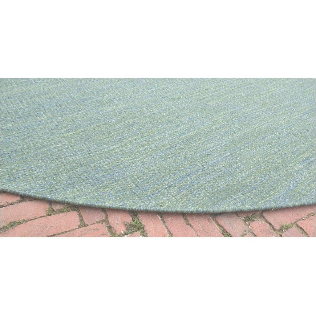 Anderson Wool Flatweave Green wool flatweave Organic Weave Shop 