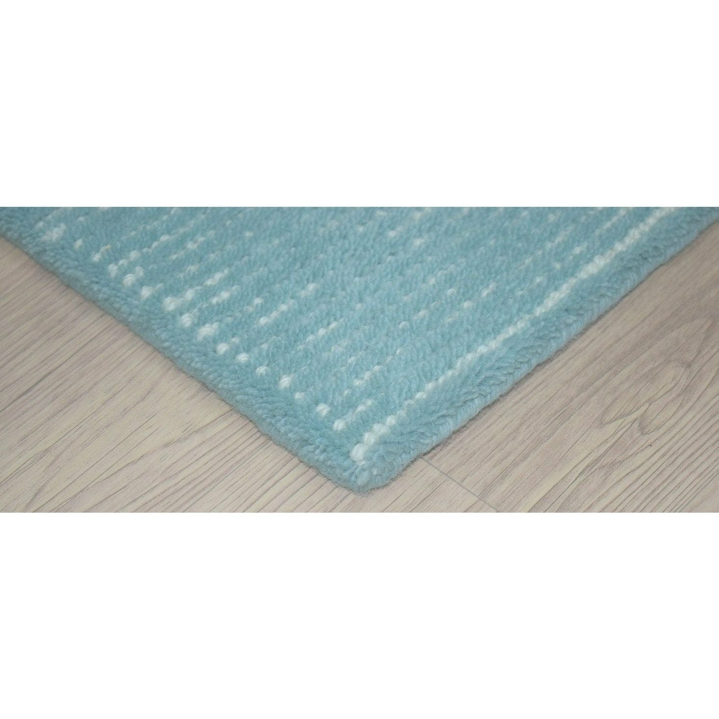 Montana Wool Rug Turquoise handtufted wool Organic Weave Shop 