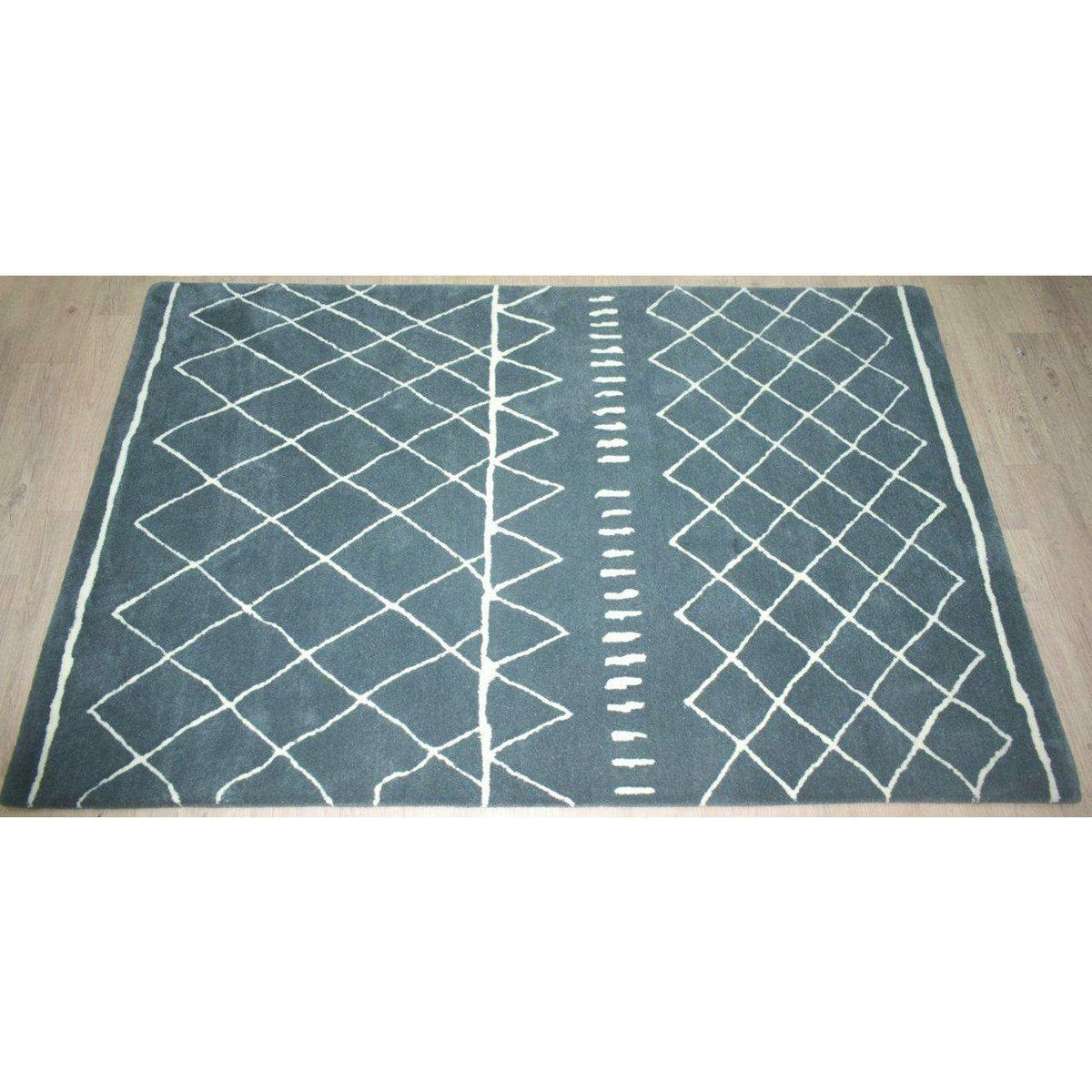 Rebel Chance Wool + Cotton Shag Charcoal Ivory handtufted wool + cotton shag Organic Weave Shop 