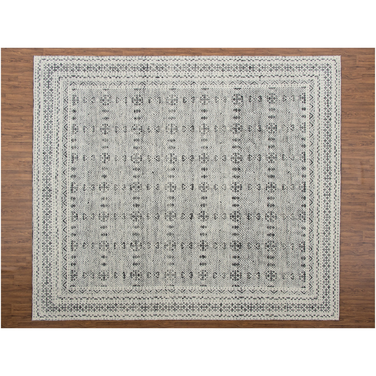 Noah Black Handknotted handknotted tibetan 60 knot Organic Weave Shop 