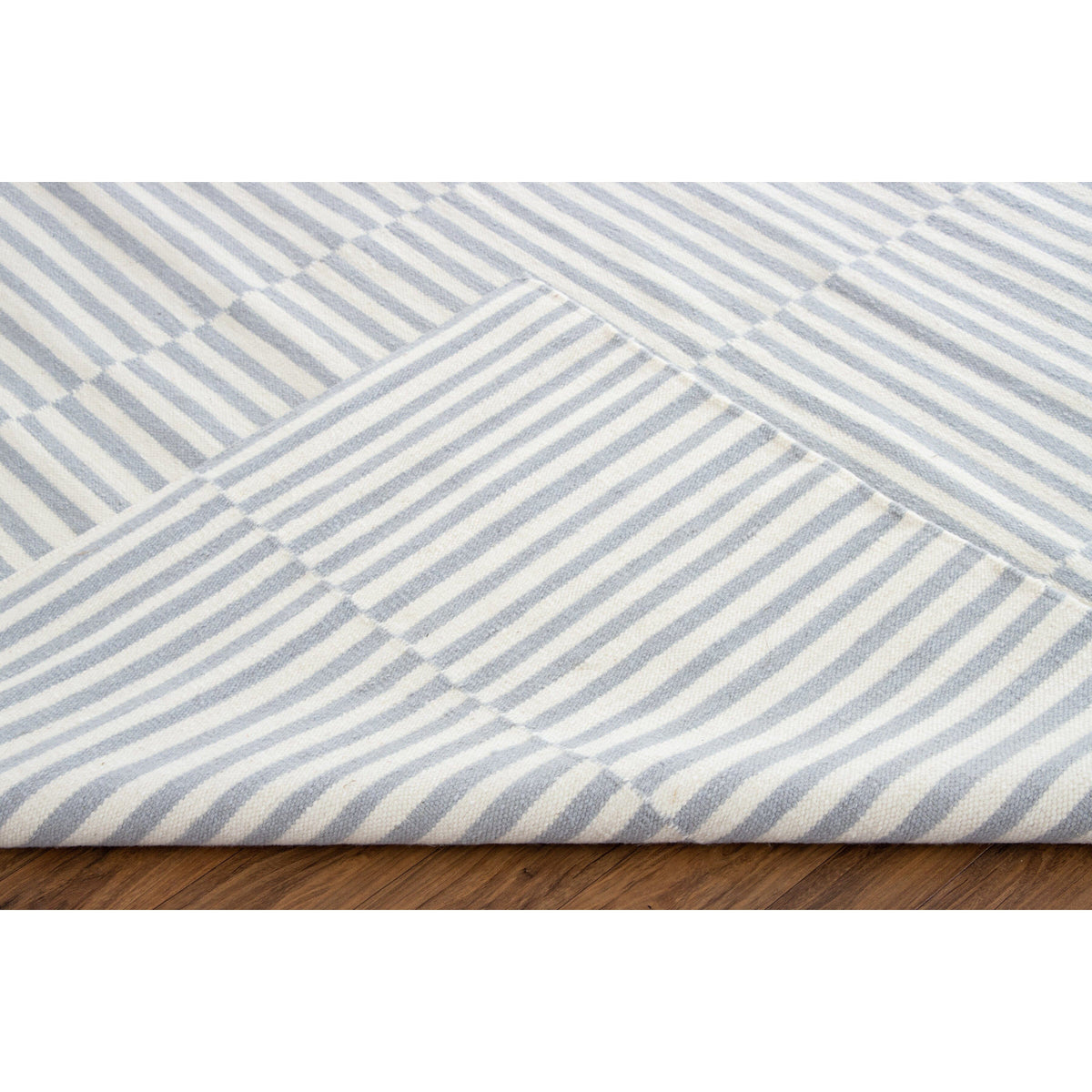 Tate Grey Wool Flatweave wool flatweave Organic Weave Shop 