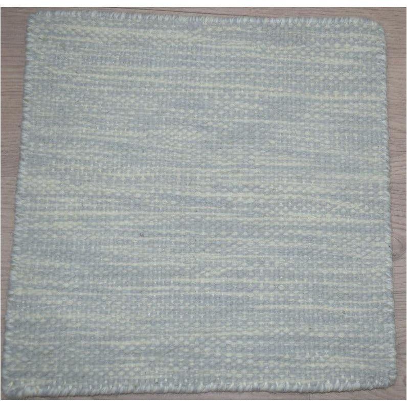 Signature Luxury Wool Flatweave Grey SAMPLE samples Organic Weave Shop 12"x12" Grey/Gray 
