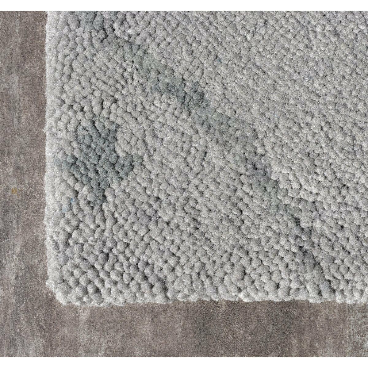 Arianna Moroccan Shag Wool SAMPLE samples Organic Weave Shop 18"x18" Grey 