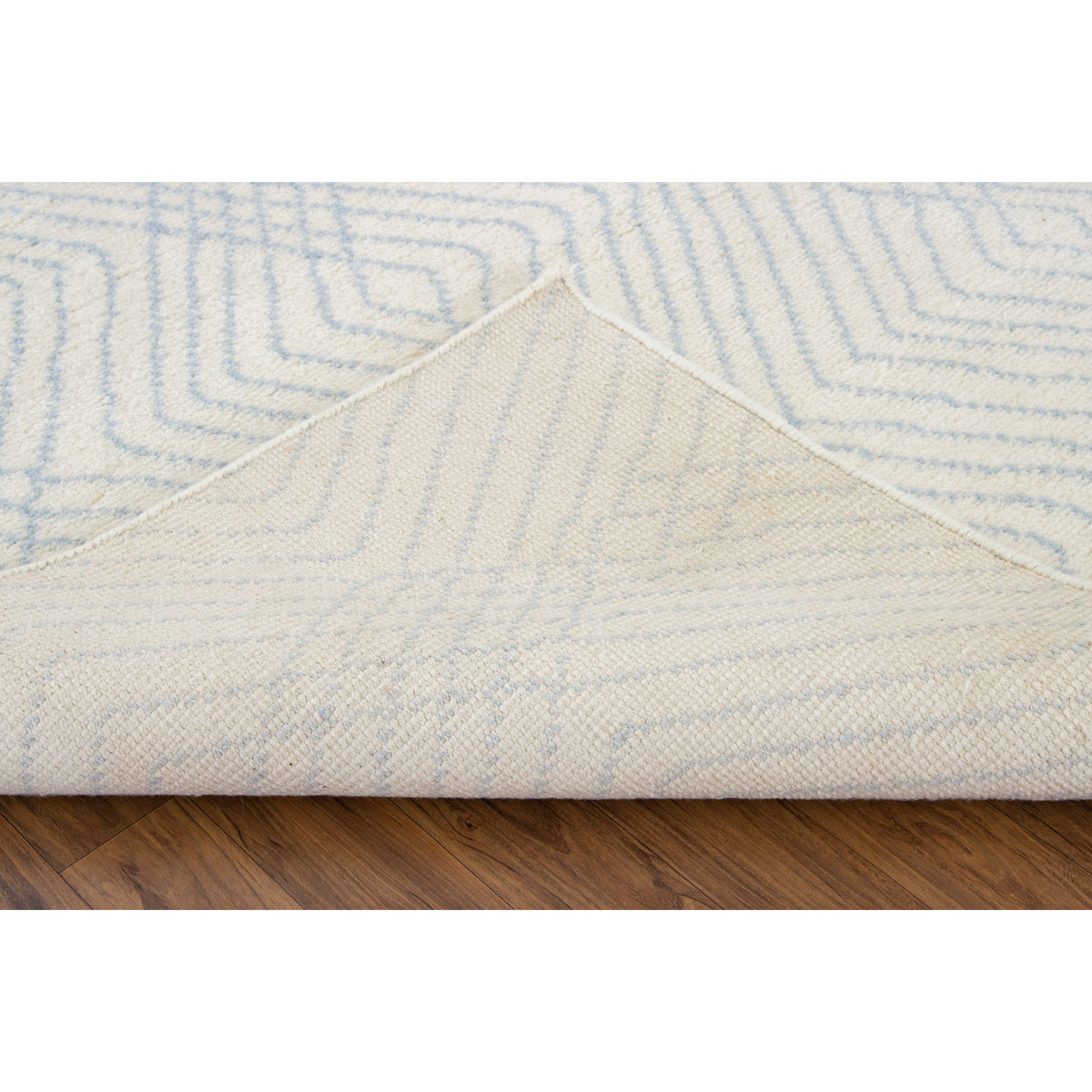 Pavillion Blue Handknotted handknotted tibetan 60 knot Organic Weave Shop 