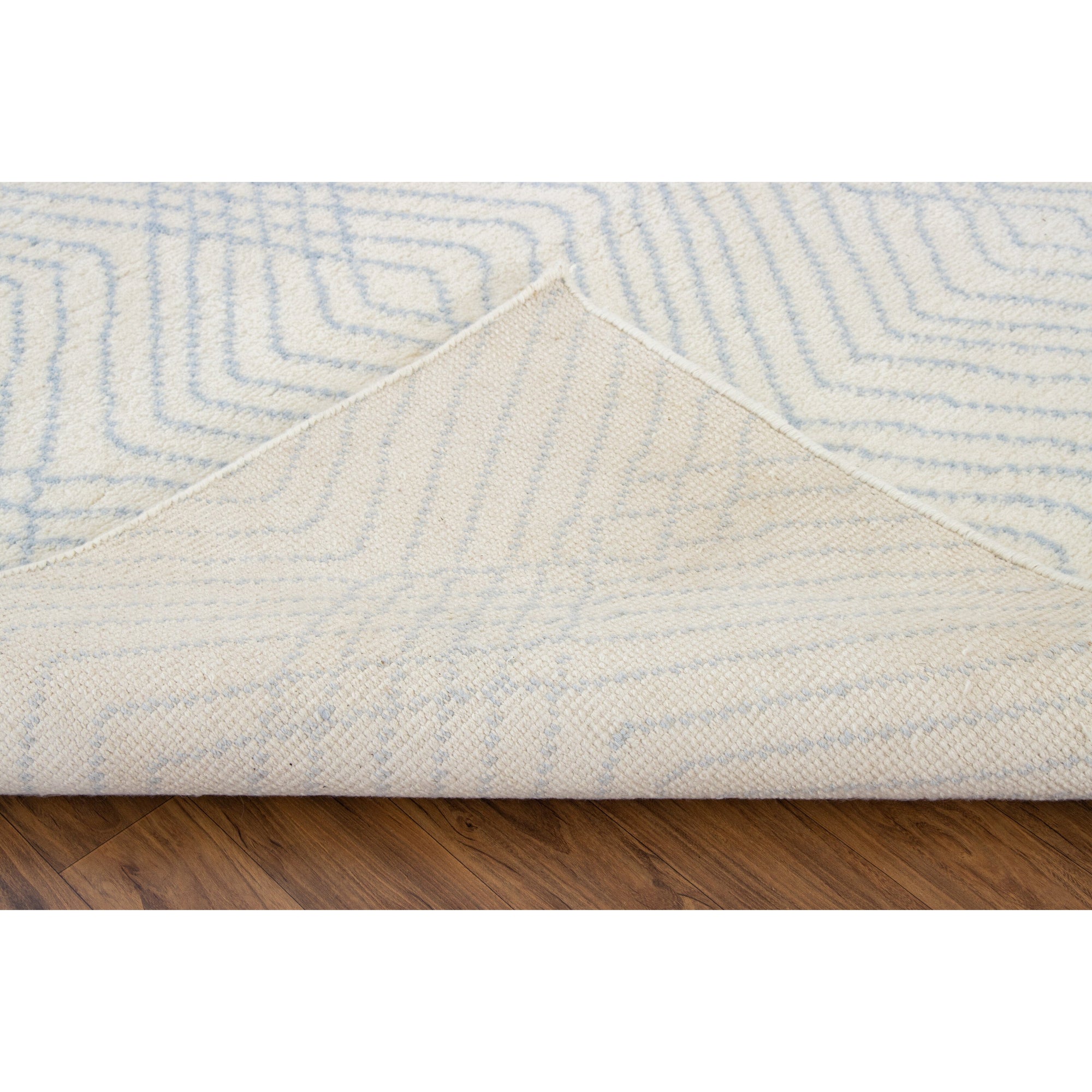 Pavillion Blue Handknotted handknotted tibetan 60 knot Organic Weave Shop 