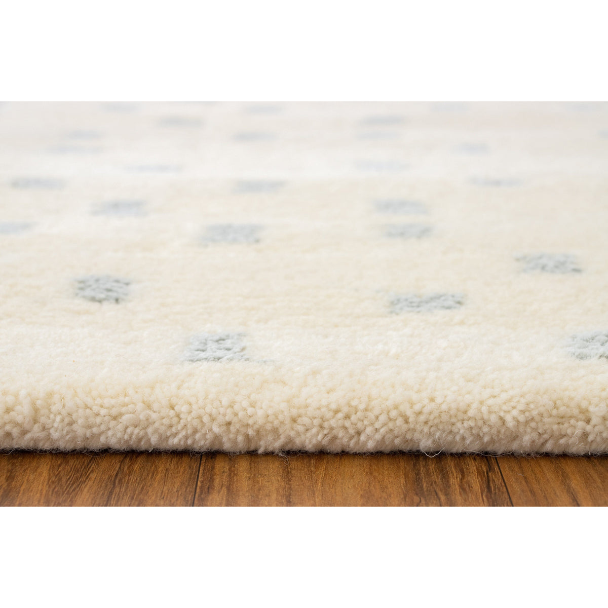 Erica Grey Wool Shag handtufted wool + cotton shag Organic Weave Shop 