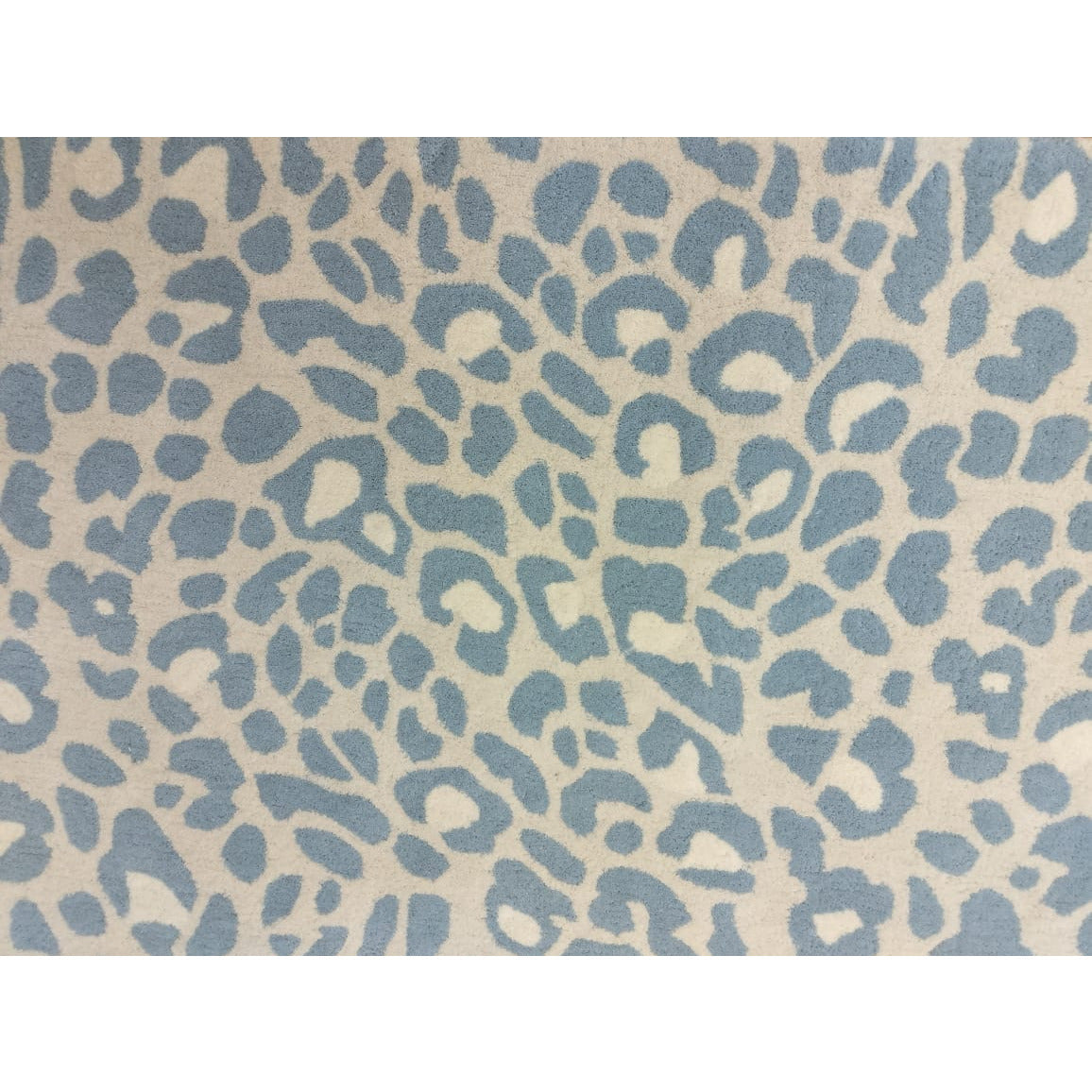 Wild One Blue Wool handtufted wool Organic Weave Shop 