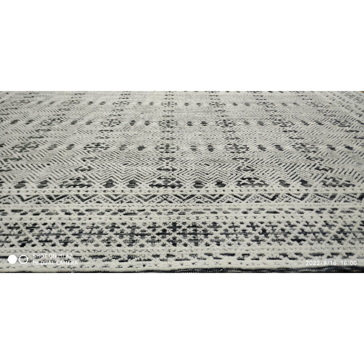 Noah Black Handknotted handknotted tibetan 60 knot Organic Weave Shop 