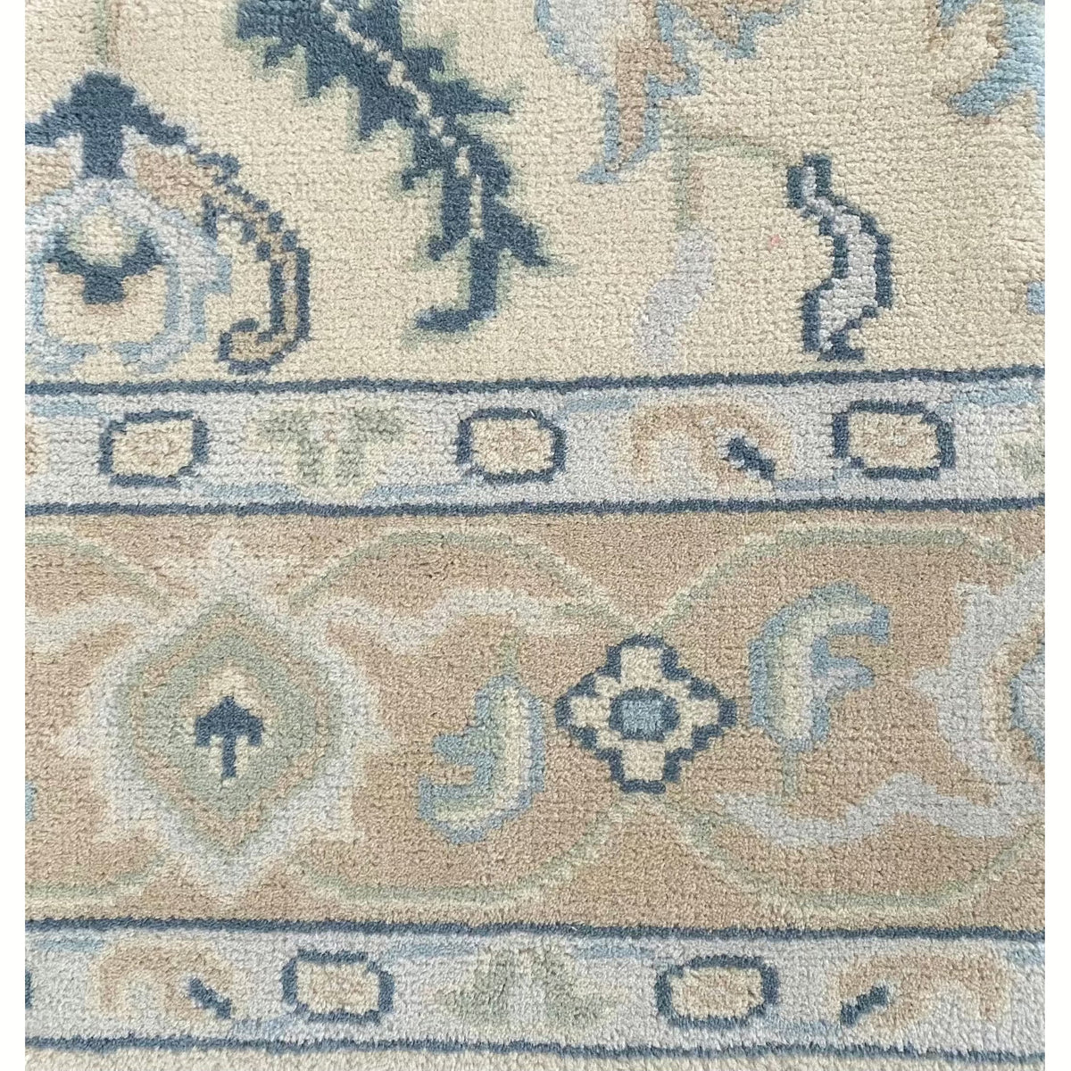 Lucerne Neutral Handknotted SAMPLE samples Organic Weave Shop 