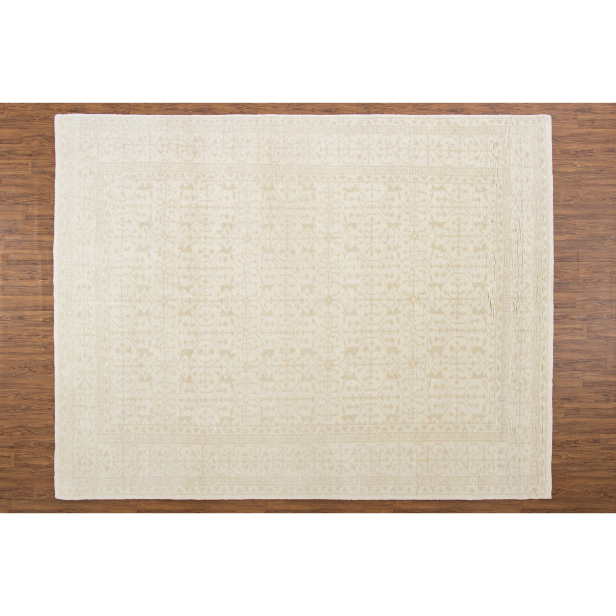 Middleton Sand Handknotted Wool SAMPLE handknotted tibetan 60 knot Organic Weave Shop 2x2 