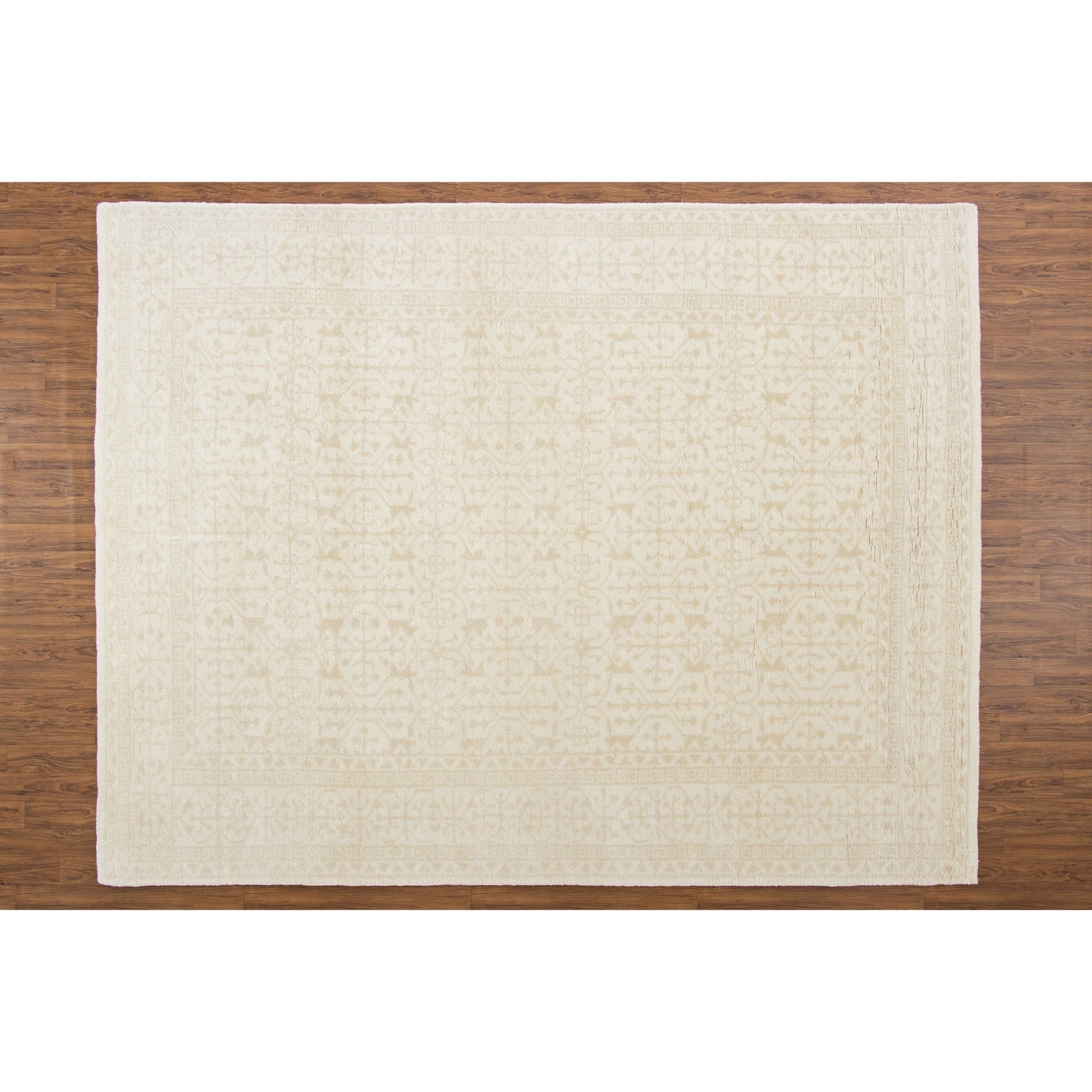 Middleton Sand Handknotted Wool SAMPLE handknotted tibetan 60 knot Organic Weave Shop 2x2 