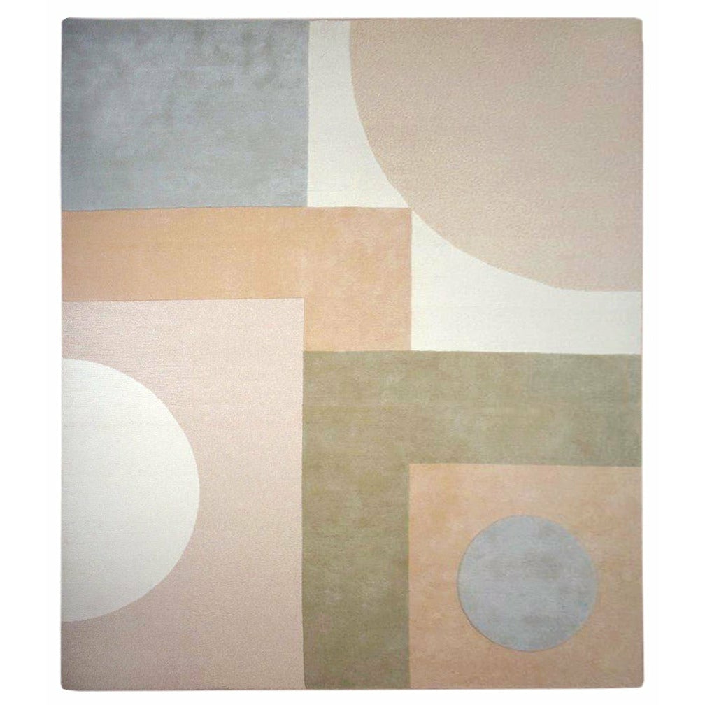 Nassau Tibetan Handknotted Pink handknotted tibetan 60 knot Organic Weave Shop 6&#39;x9&#39; 