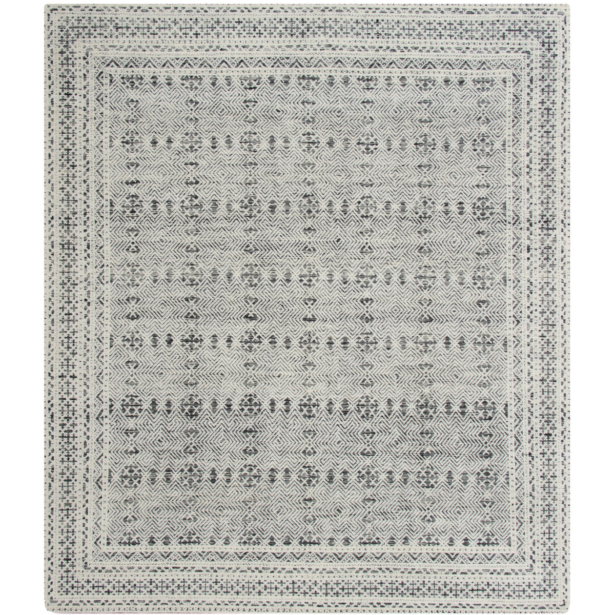 Noah Black Handknotted SAMPLE Rugs Organic Weave Shop 