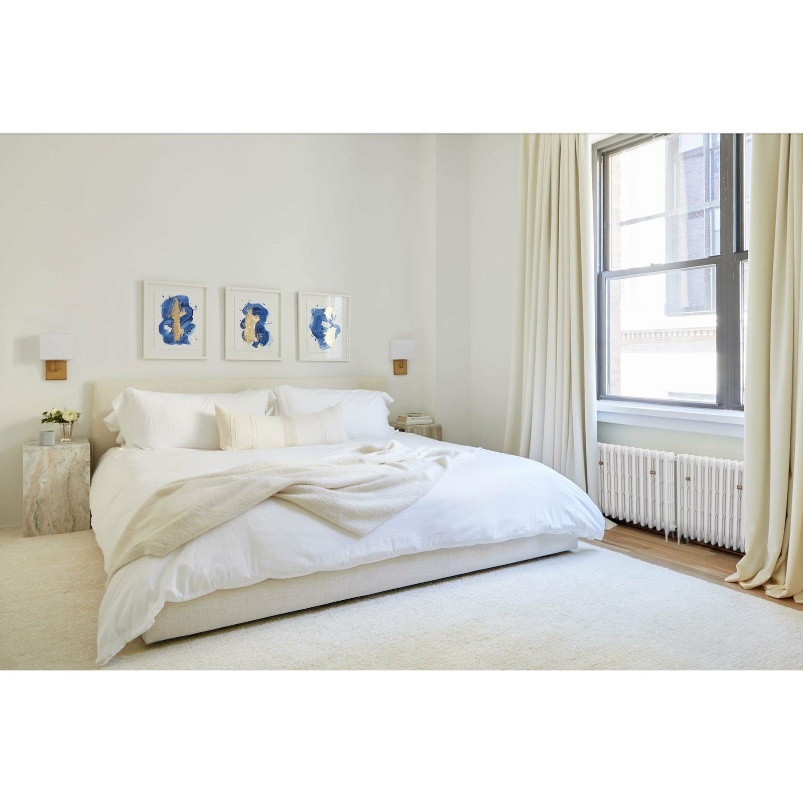 Seersucker Shag Ivory Handtufted handtufted wool Organic Weave Shop 5' x 8' Ivory 