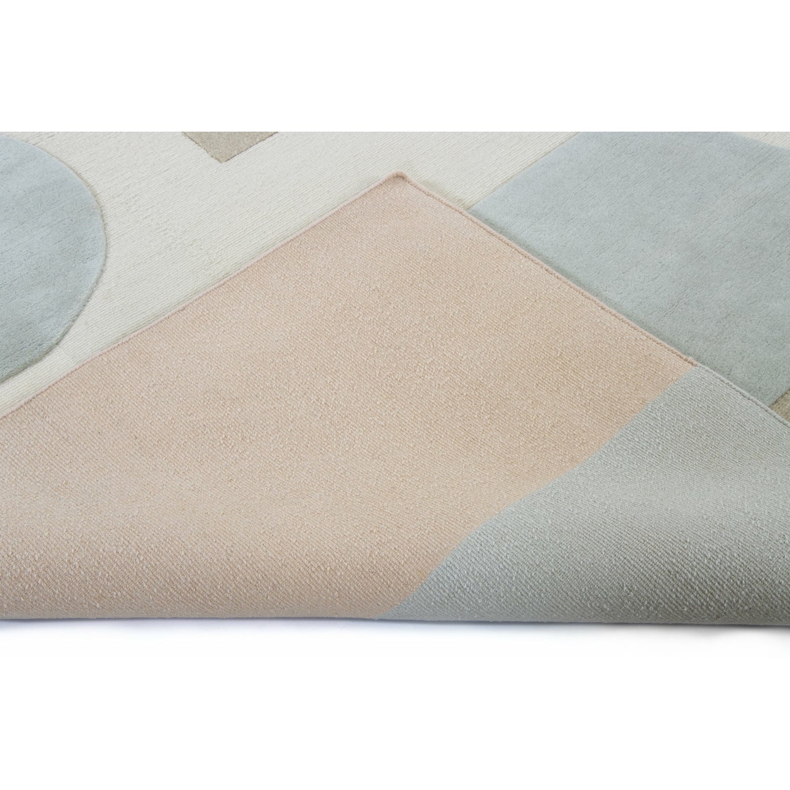 Bermuda Tibetan Handknotted Pink handknotted tibetan 60 knot Organic Weave Shop 