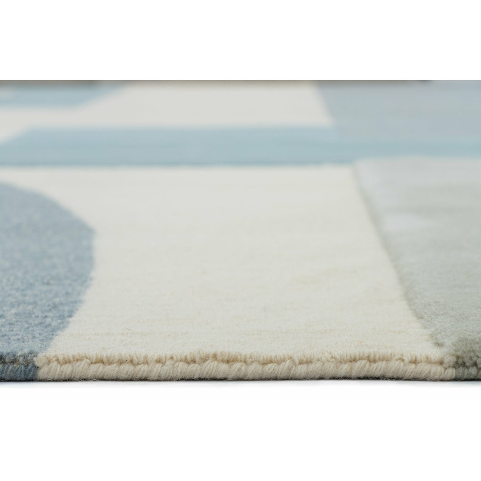 Nassau Tibetan Handknotted Teal handknotted tibetan 60 knot Organic Weave Shop 