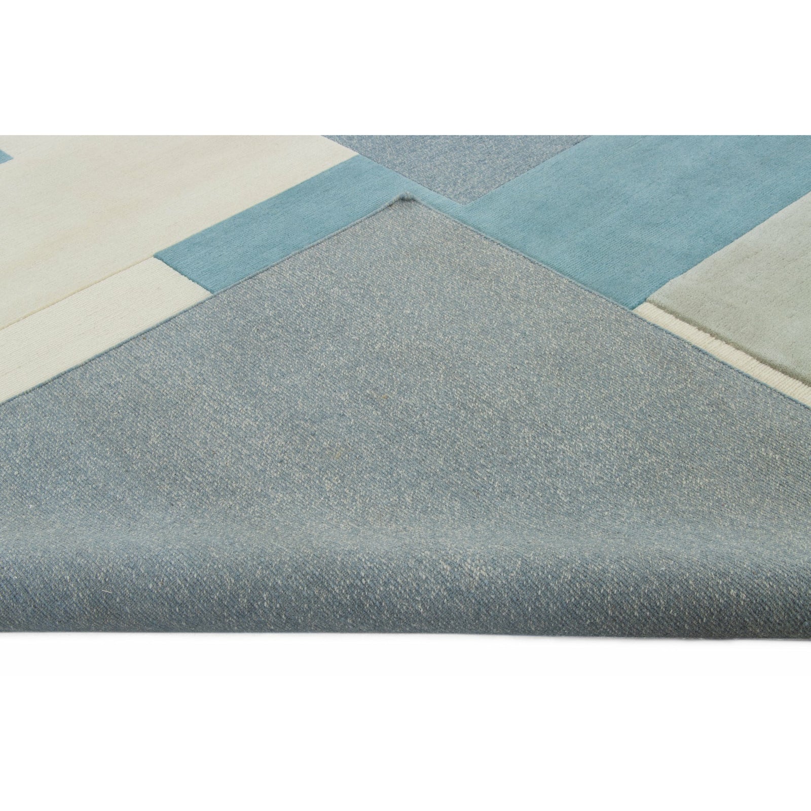 Nassau Tibetan Handknotted Teal handknotted tibetan 60 knot Organic Weave Shop 