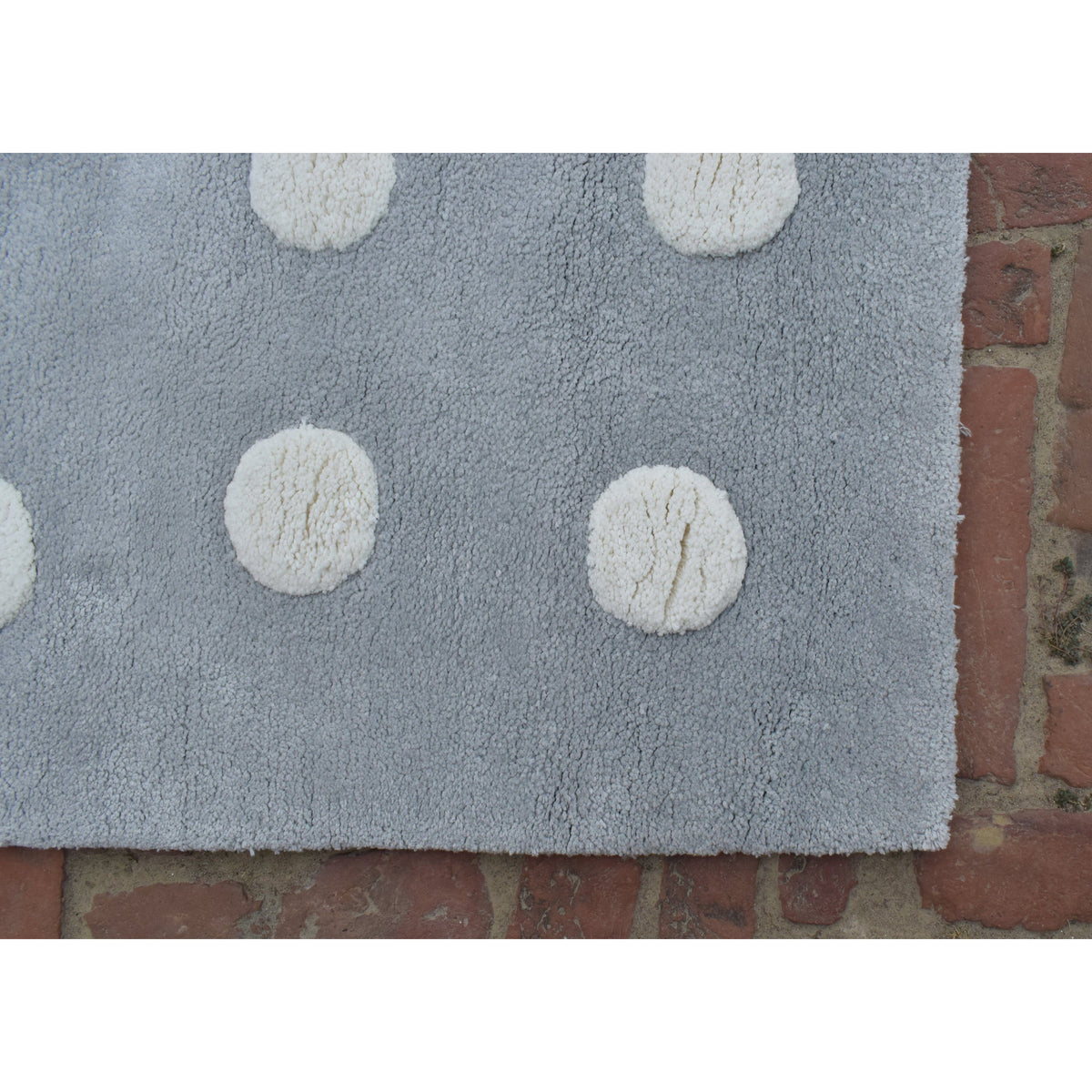 Polka Dot Grey SAMPLE samples Organic Weave Shop 