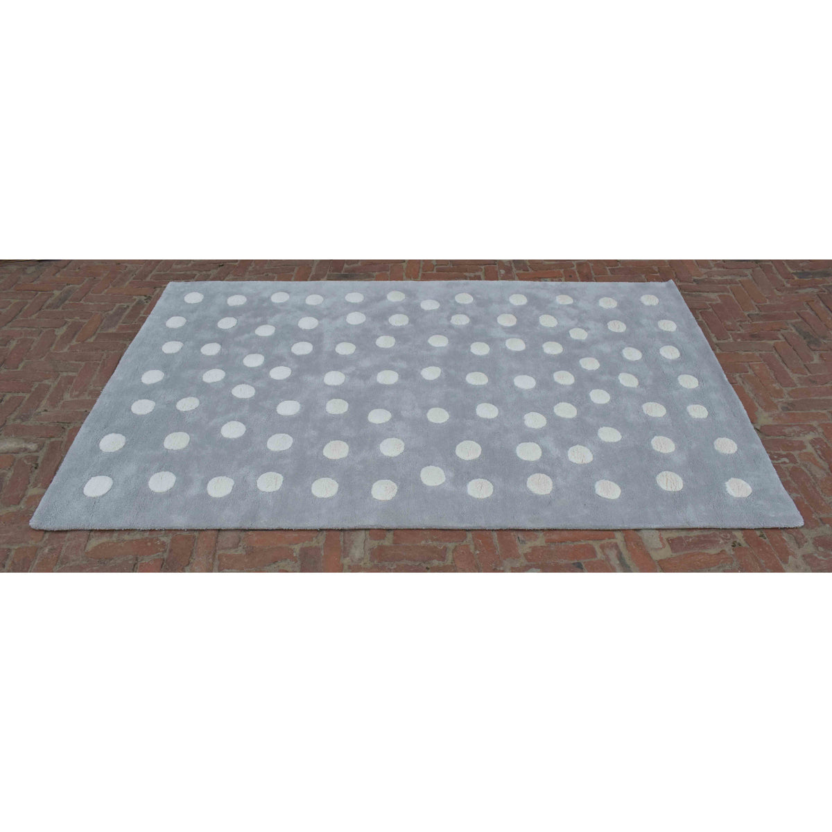 Polka Dot Grey SAMPLE samples Organic Weave Shop 