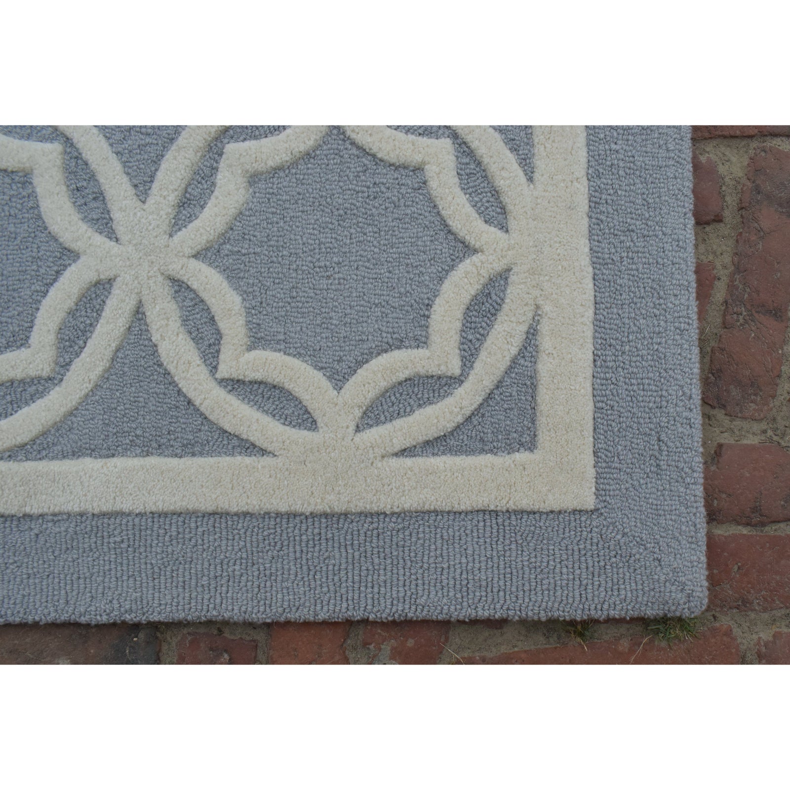 Tilly Trellis Grey SAMPLE samples Organic Weave Shop 