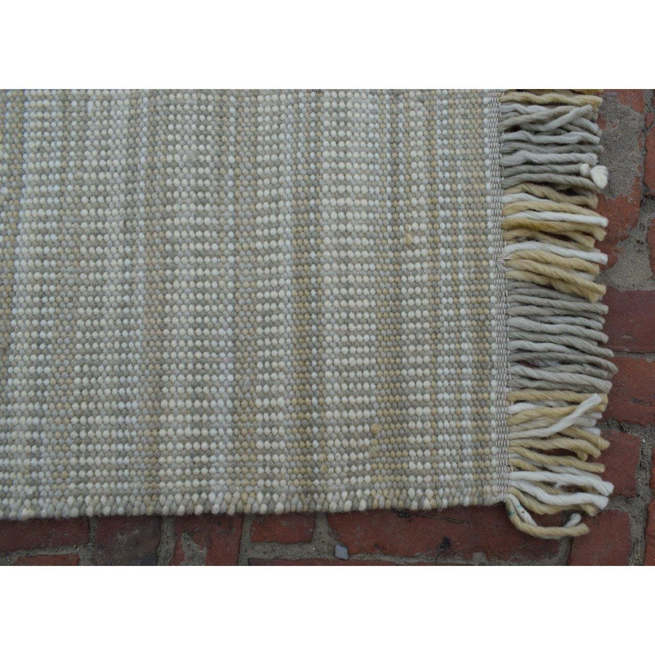 Columbia Wool Flatweave SAMPLE samples Organic Weave Shop 12" x 12" SAMPLE Oatmeal Multi 