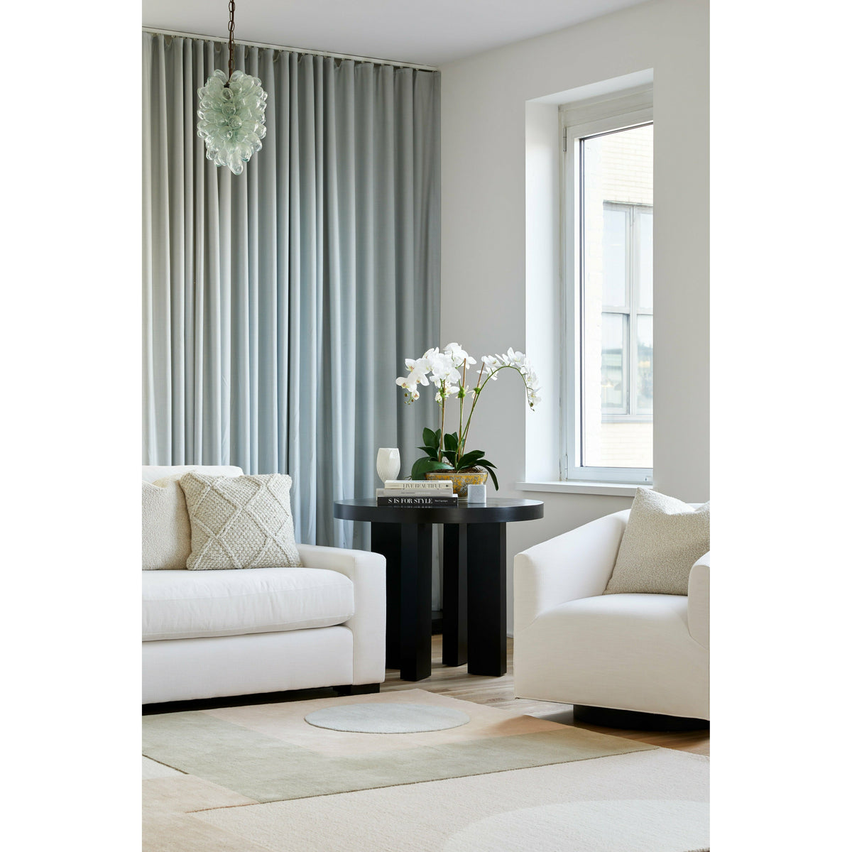 Nassau Tibetan Handknotted Pink handknotted tibetan 60 knot Organic Weave Shop 