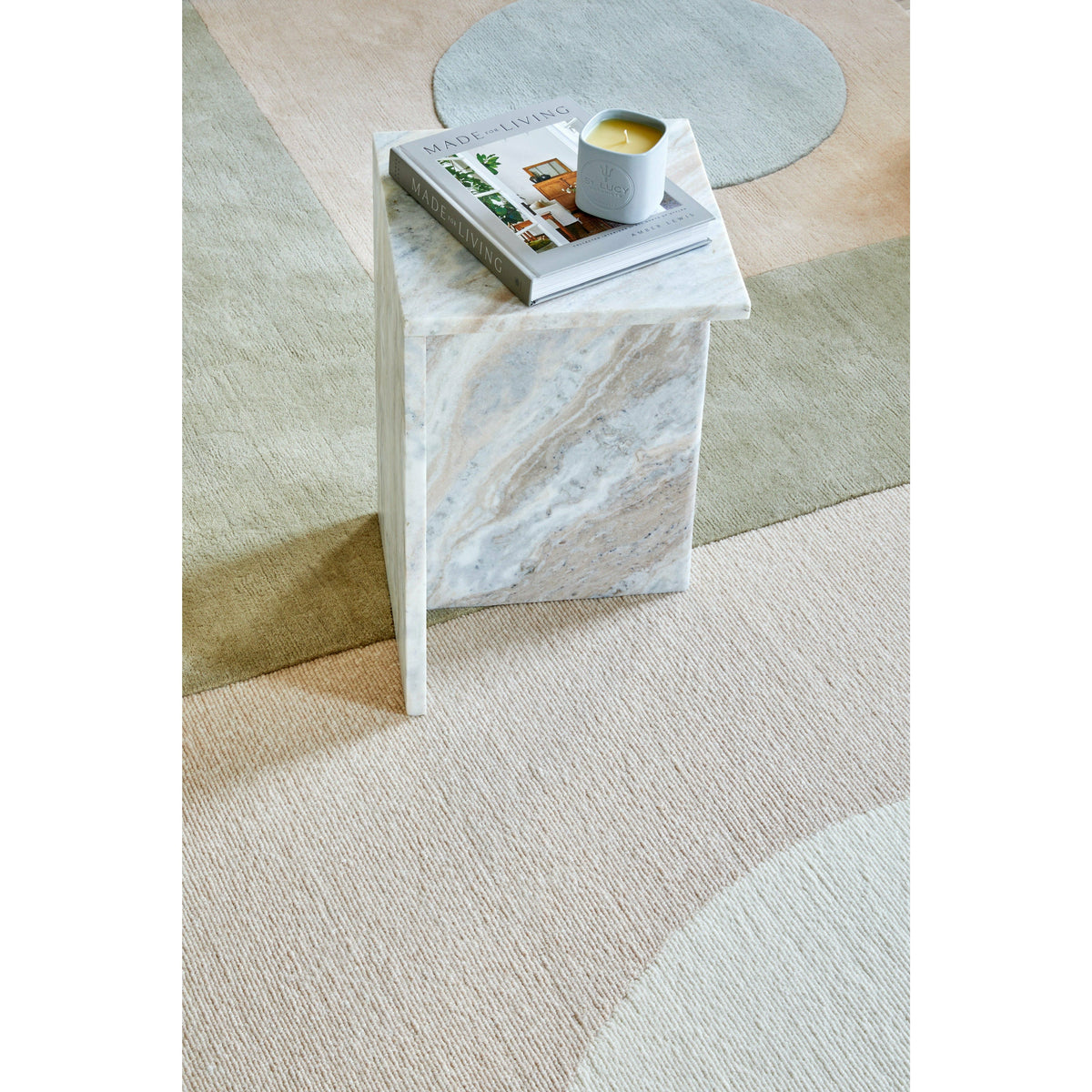 Nassau Tibetan Handknotted Pink handknotted tibetan 60 knot Organic Weave Shop 