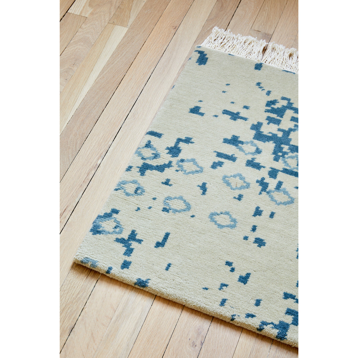 Peace Train Sand Handknotted 2&#39; x 2&#39; SAMPLE samples Organic Weave Shop 