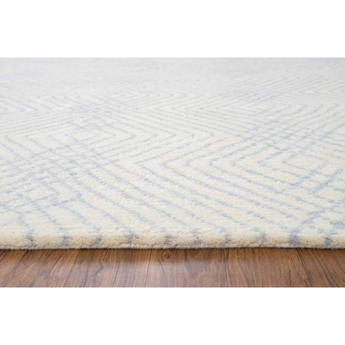 Pavillion Blue Handknotted handknotted tibetan 60 knot Organic Weave Shop 