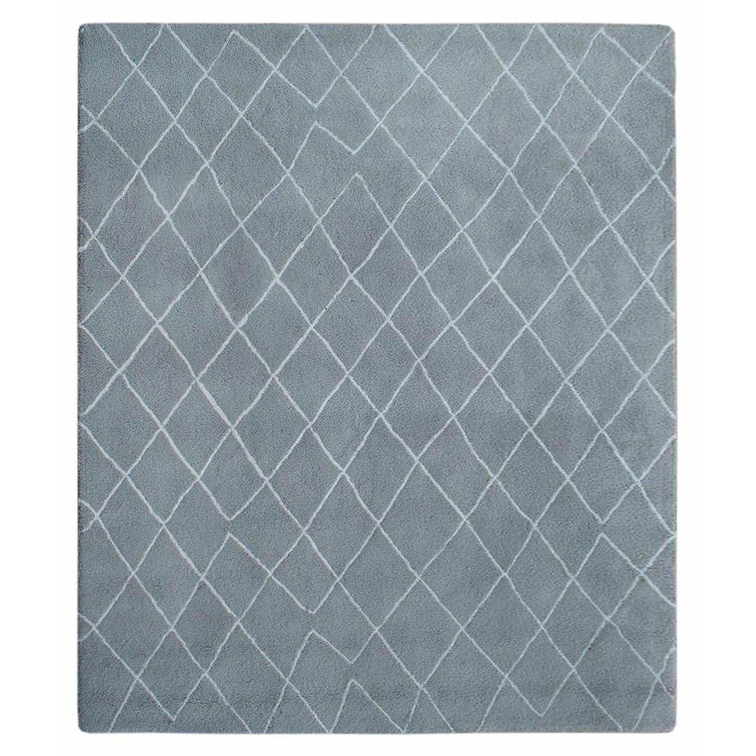 Rebel Hope Wool + Cotton Shag Grey/Ivory handtufted wool shag Organic Weave Shop 2&#39;9&#39;&#39; x 10&#39; Runner 