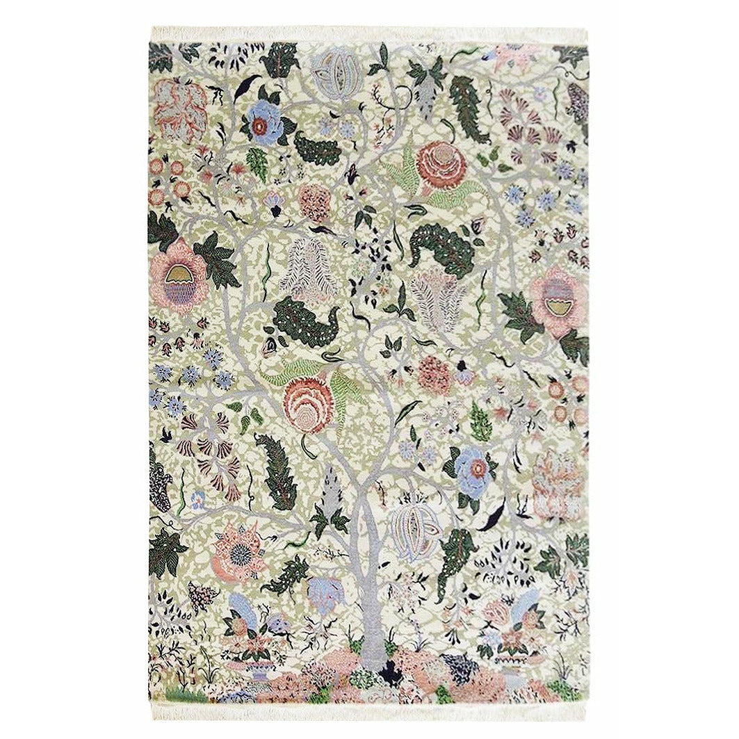 Savannah Handknotted Persian Knot handknotted tibetan 60 knot Organic Weave Shop 