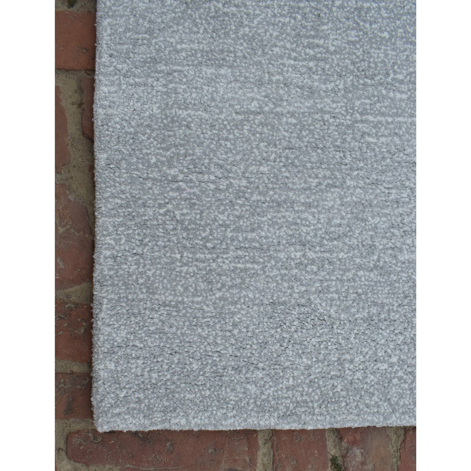 Signature Solid Strie children's Organic Weave Shop 6'x9' Grey 