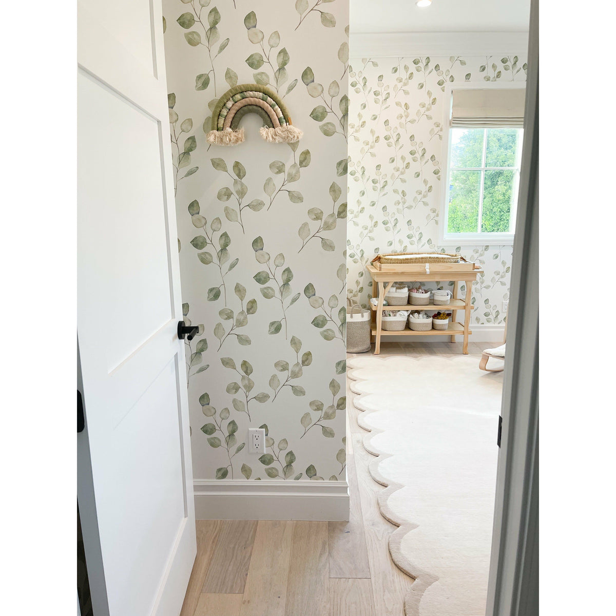 Sculpted Border Wool Handknotted - More Colors Available handknotted tibetan 60 knot Organic Weave Shop 