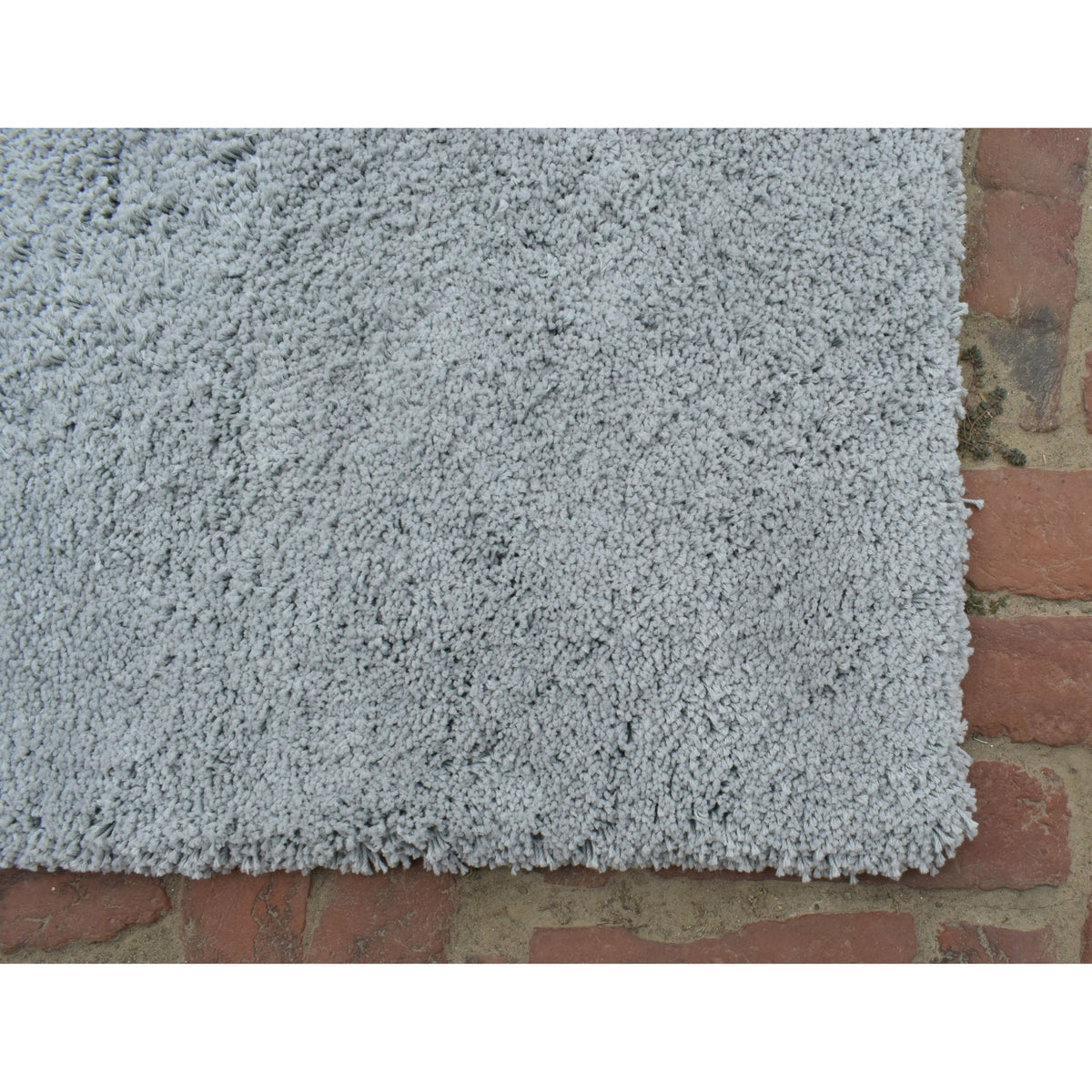 Signature Cotton Shag children&#39;s Organic Weave Shop 5&#39;x7&#39; Light Grey 